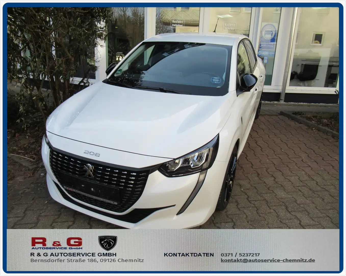 Peugeot 208 Allure PT100 LM, Allwetter, PDC,SHZ,LM,Carplay... Blanc - 1