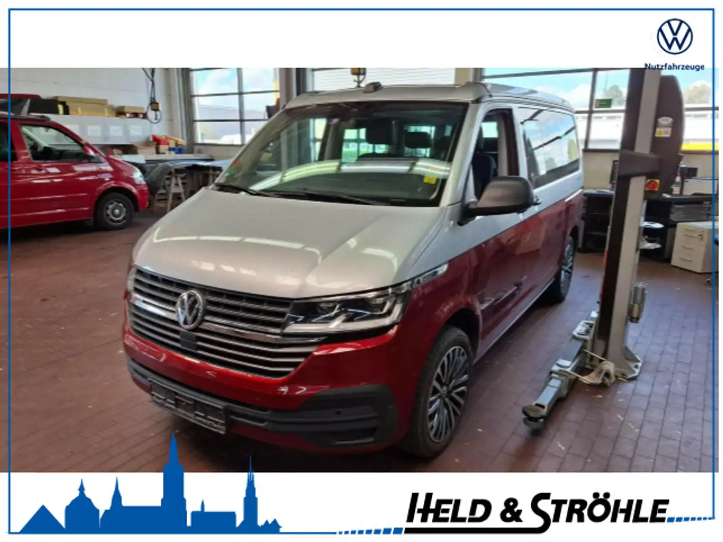 Volkswagen T6.1 California VW T6.1 California Beach Tour 2.0 TDI 4M AHK DIF Argento - 1