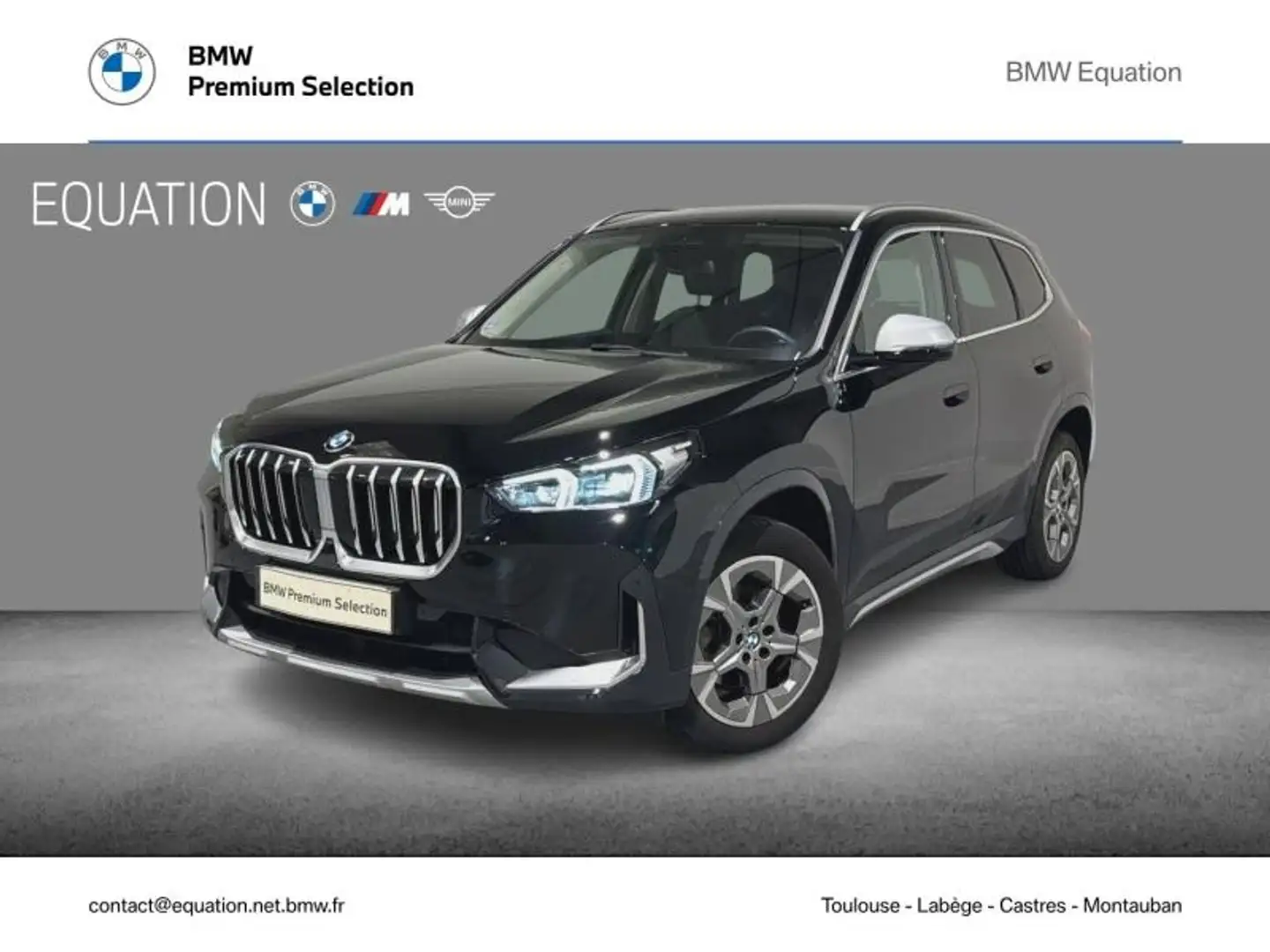 BMW X1 sDrive18i 136ch Noir - 1
