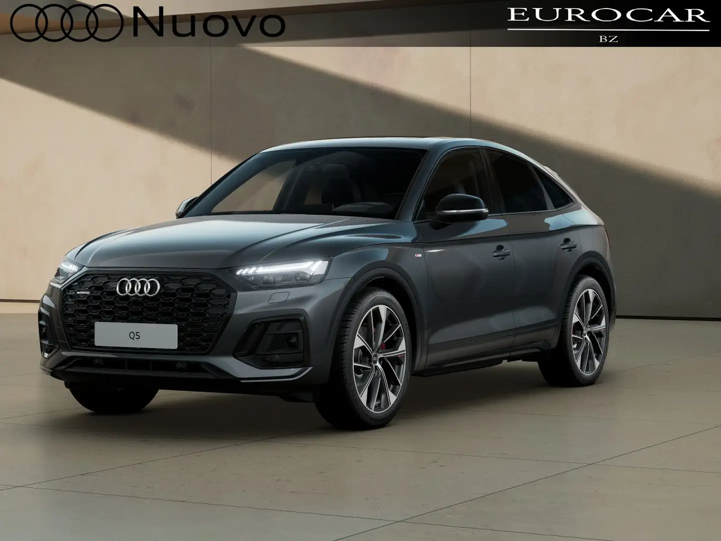 Audi Q5 sportback 40 2.0 tdi mhev 12v identity black quatt Grigio - 1