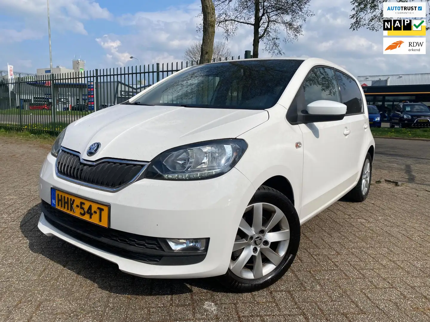 Skoda Citigo 1.0 Greentech Active Airco Pdc Stoelverw Tel Blanc - 1
