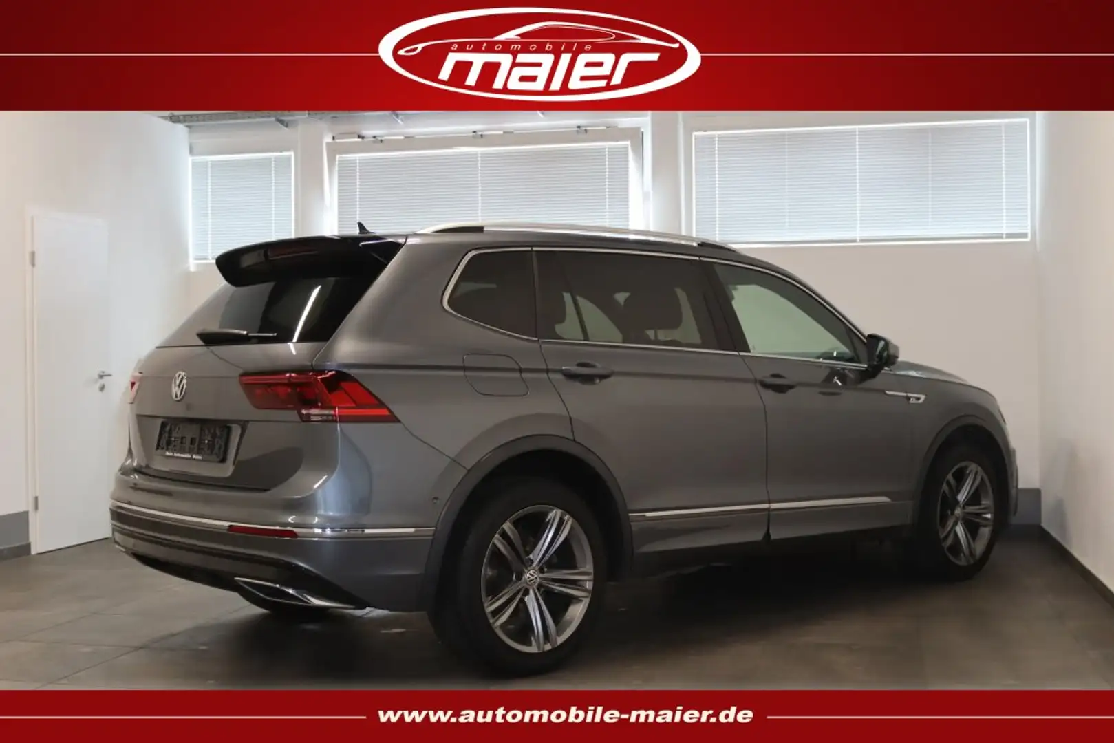 Volkswagen Tiguan Allspace 2.0 TDI 4M R-Line-VIRT-360°-AHK- Grey - 2