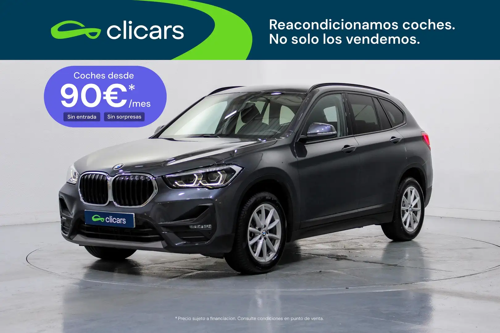 BMW X1 sDrive 18dA Corporate Gris - 1