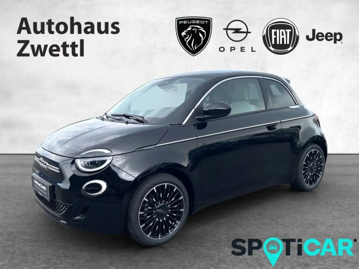 Fiat 500 -e La Prima 3+1 Elektro 118PS 42kWh Batterie Schwarz - 1