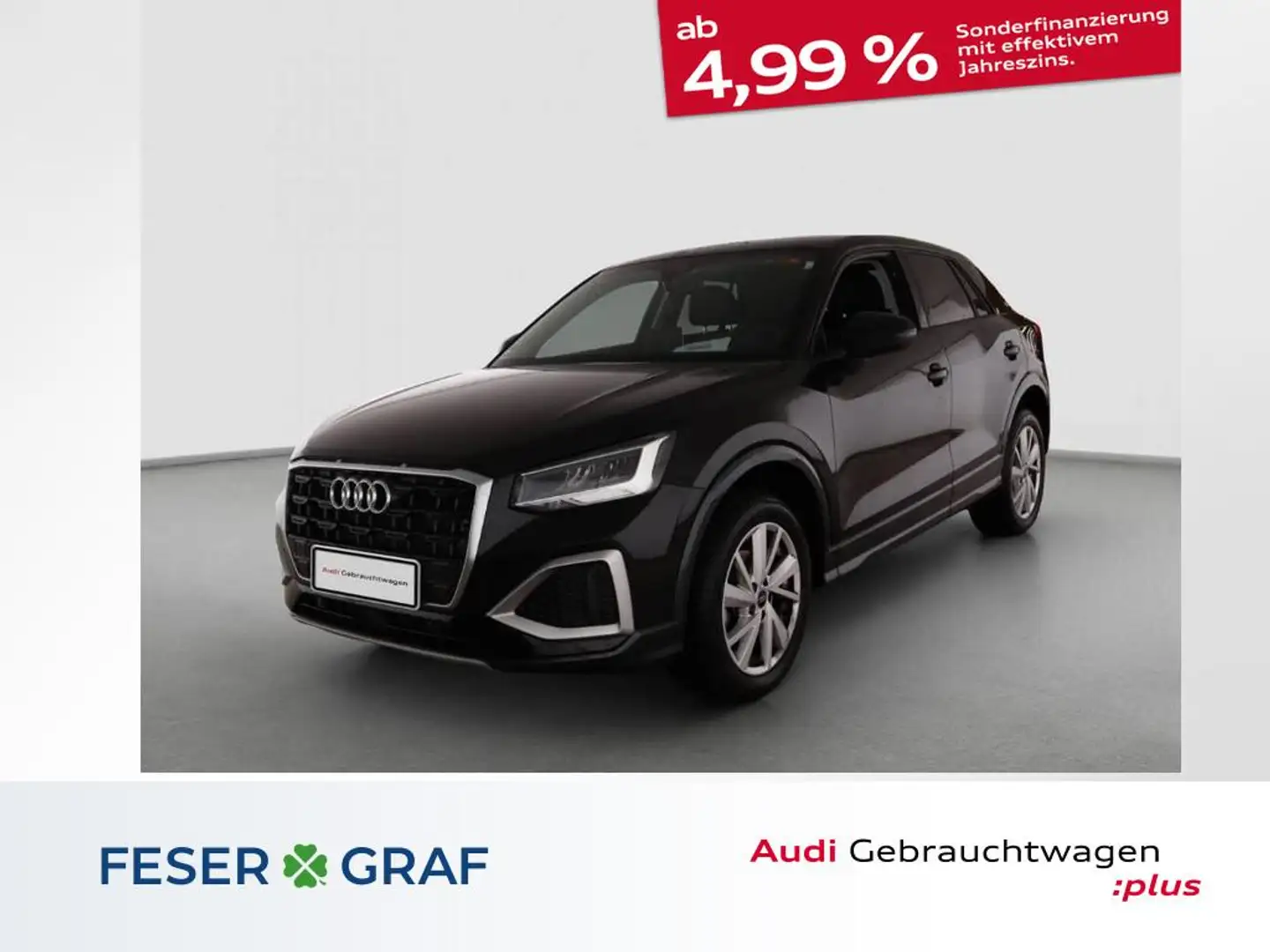 Audi Q2 Advanced 35TFSI S tronic LED Navi Keyless RFK Schwarz - 1