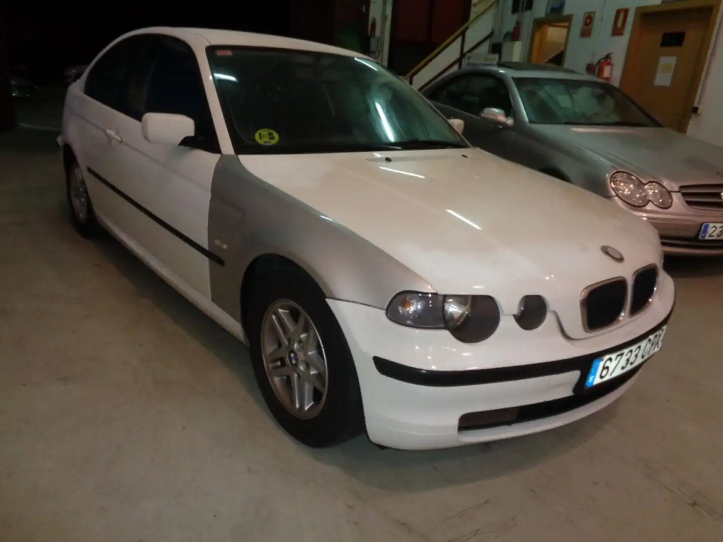 BMW 318 td Compact Blanco - 2