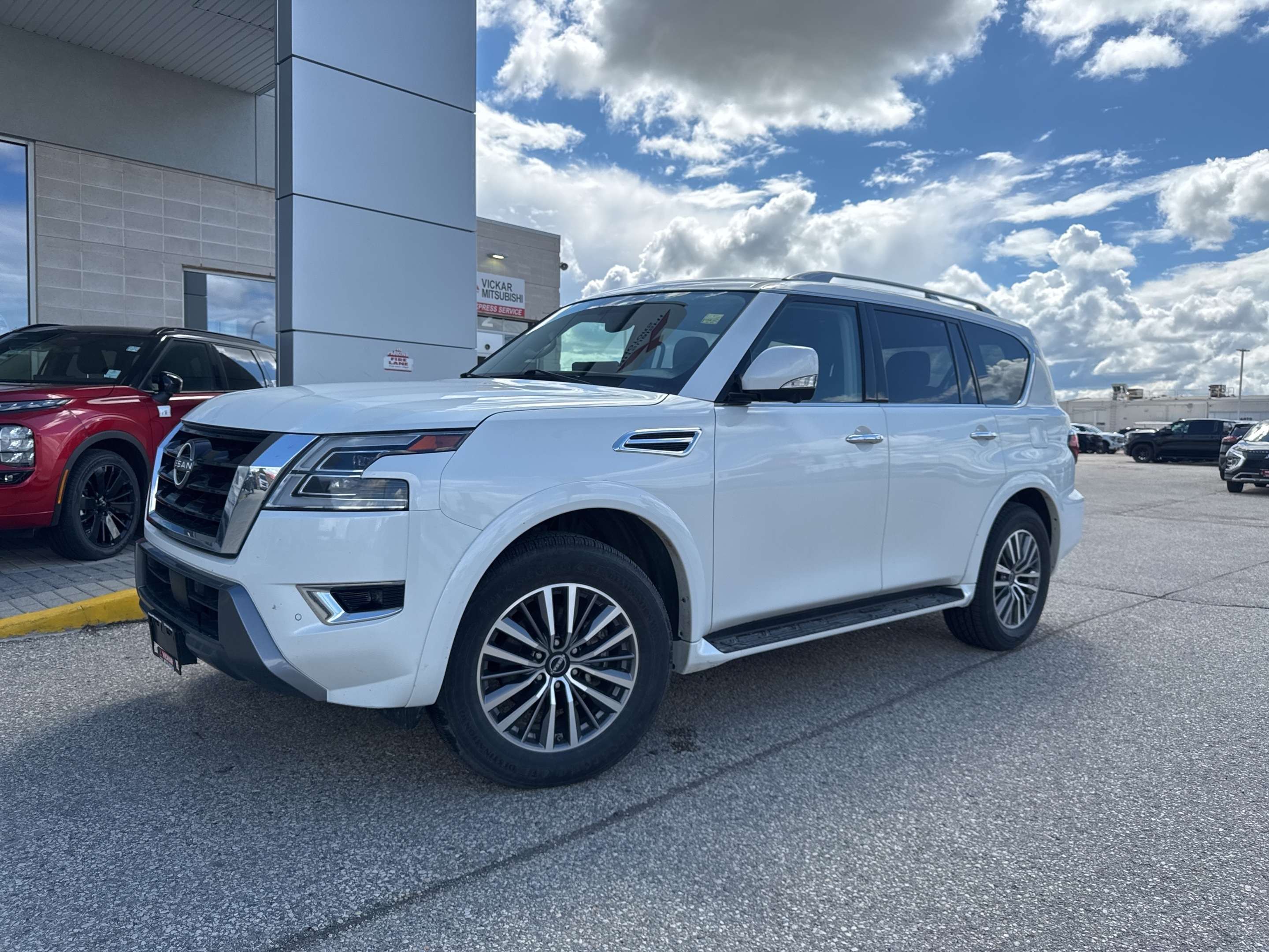 White 2024 Nissan Armada SUV / Crossover Four-Wheel Drive 7-Speed Automatic