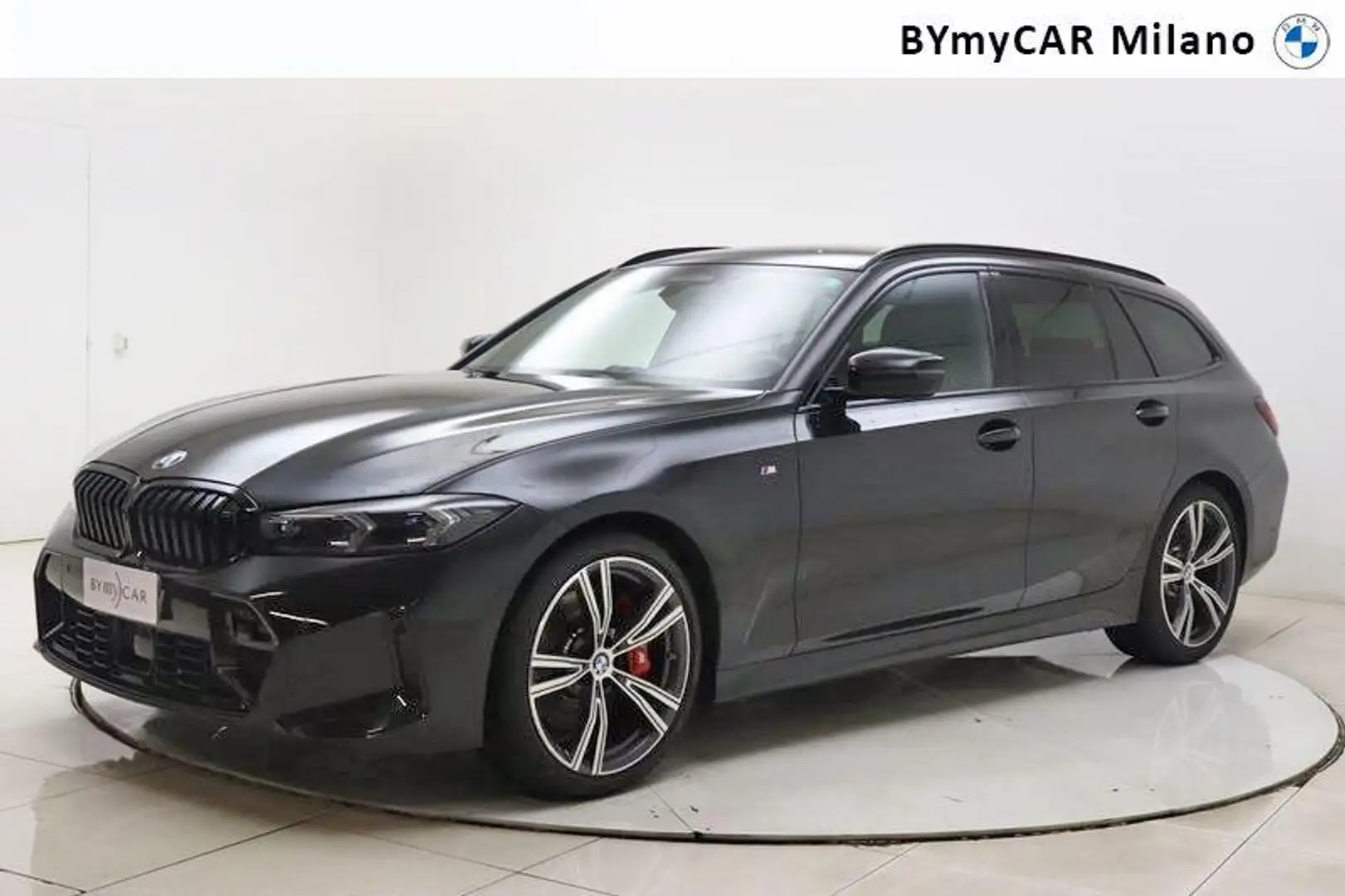 BMW 320 d Touring mhev 48V Msport xdrive auto Nero - 1