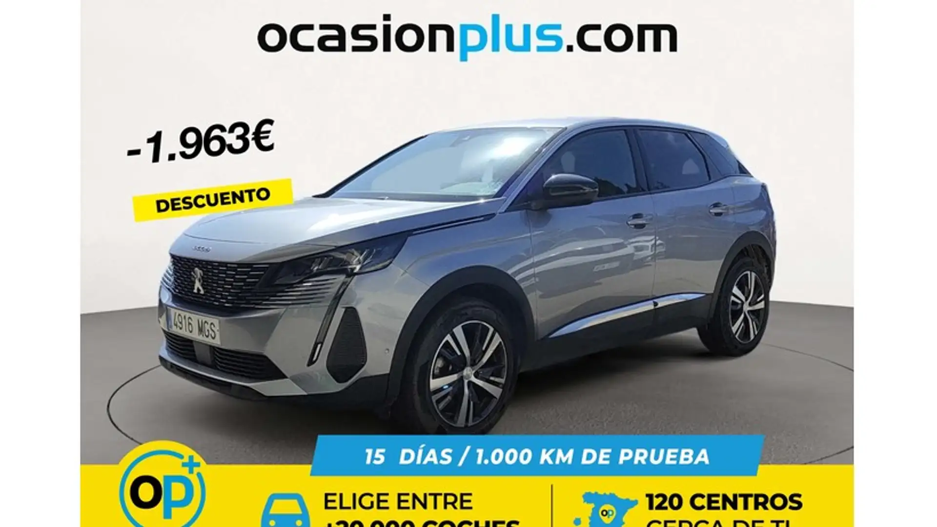 Peugeot 3008 1.2 PureTech S&S Allure 130 Grau - 1