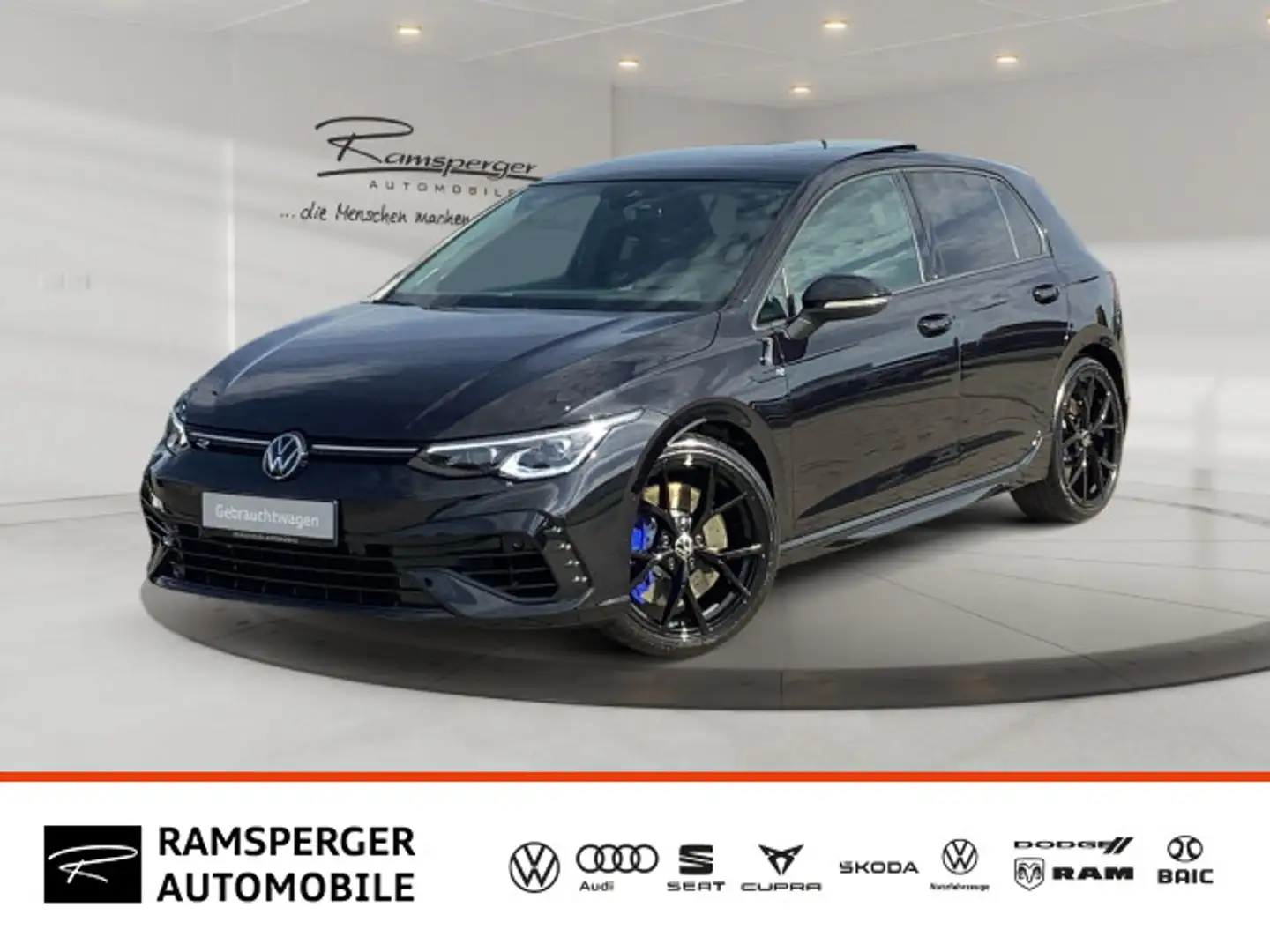 Volkswagen Golf VIII 2.0 TSI DSG R ACC Matrix Pano Navi Kam Schwarz - 1