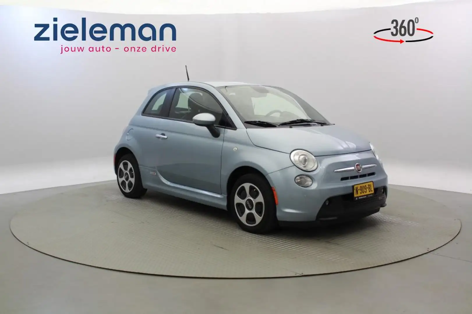 Fiat 500 electric 24 kWh - Airco, Xenon, Stoelverw. SOH 100 Bleu - 1