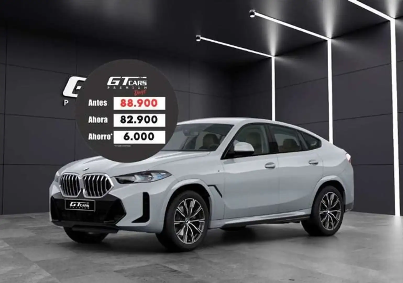 BMW X6 xDrive 30dA Gris - 1