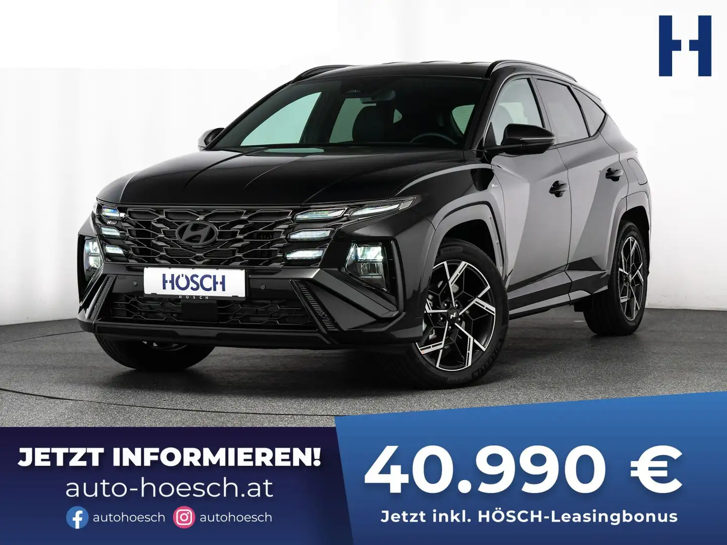 Hyundai TUCSON N-Line 1.6 T-GDI PHEV 4WD NEUWAGEN ++ Schwarz - 1