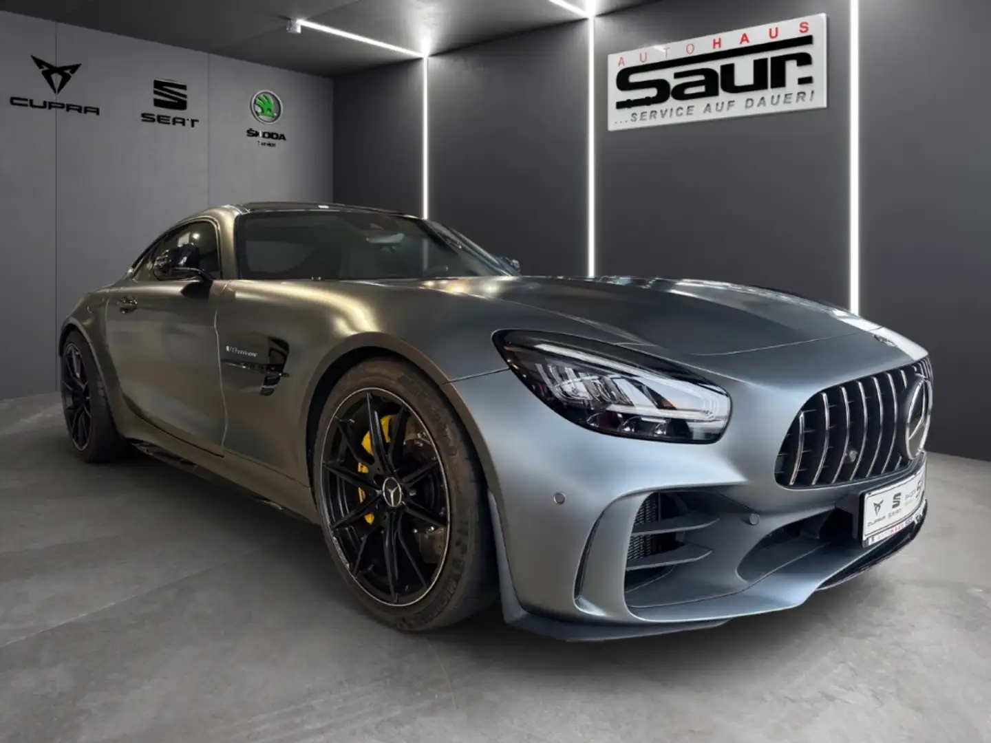 Mercedes-Benz AMG GT R Coupe 4.0 V8 CARBON RÜCKFAHRKAMERA SHZ KLIMA Gris - 1