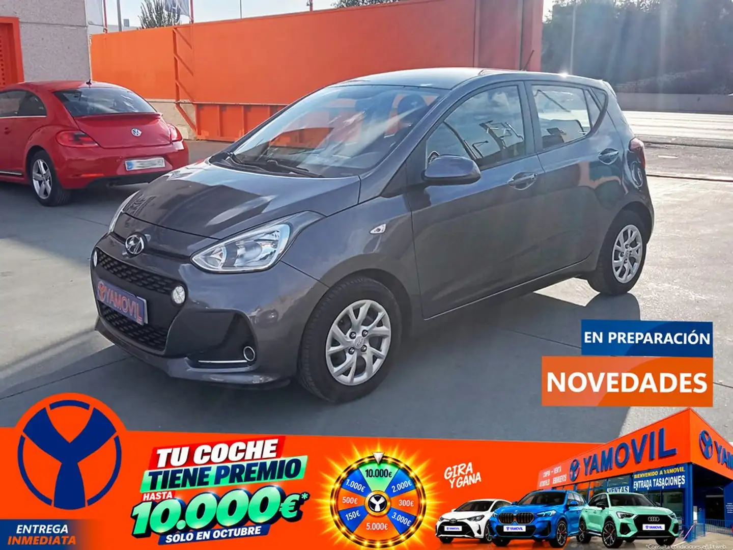Hyundai i10 1.0 MPI Klass Gris - 1