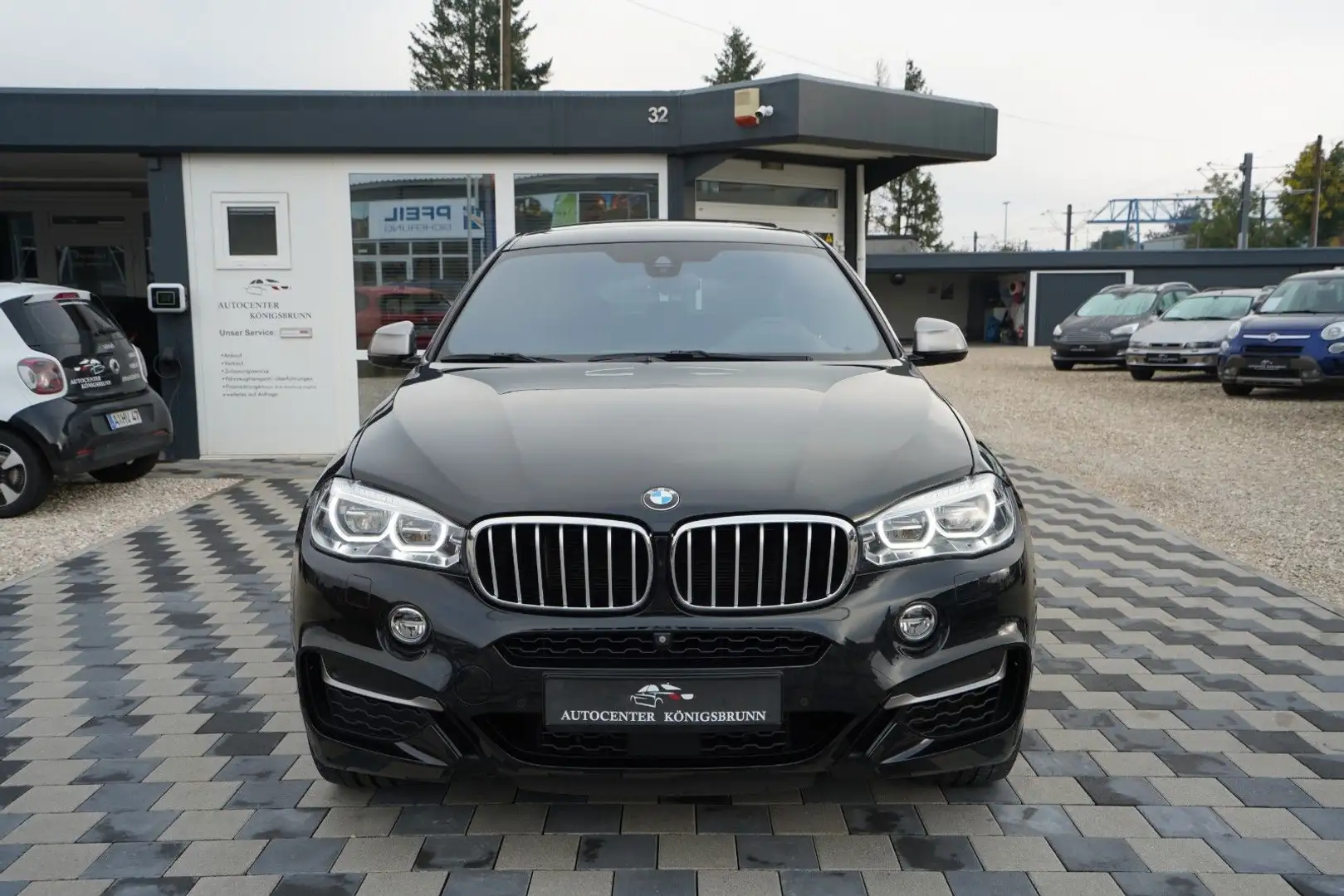 BMW X6 M d*Softclose*H&K*360°*AHK*Memory*Standheiz* Noir - 2