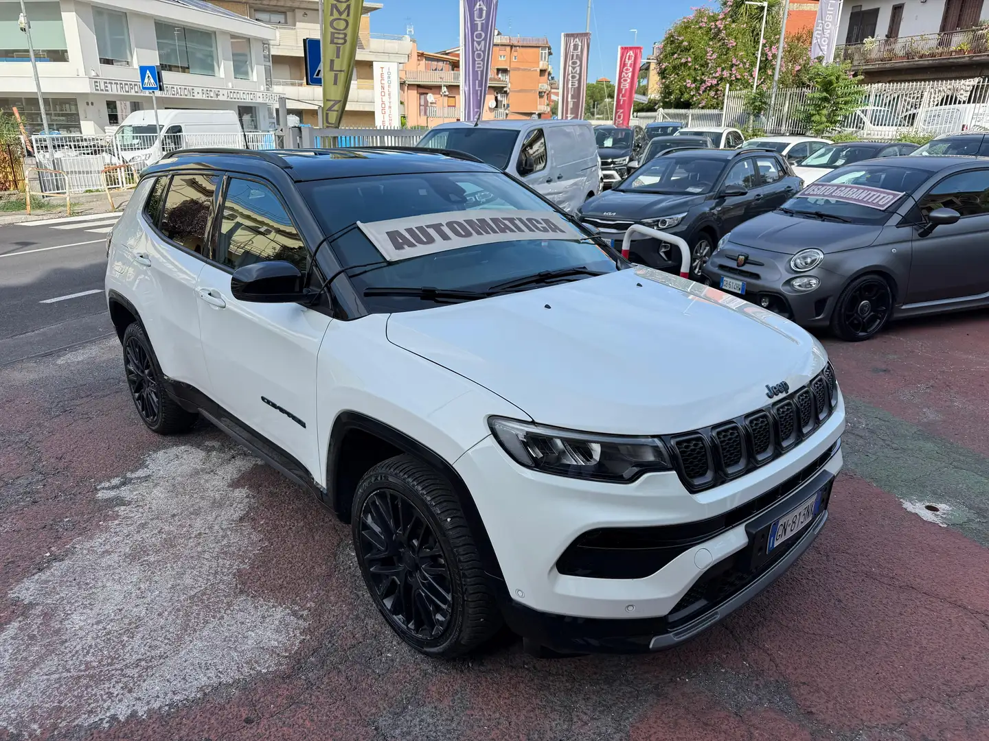 Jeep Compass 240cv PHEV 4xE AUTOM. **VETTURA ITALIANA** Weiß - 2