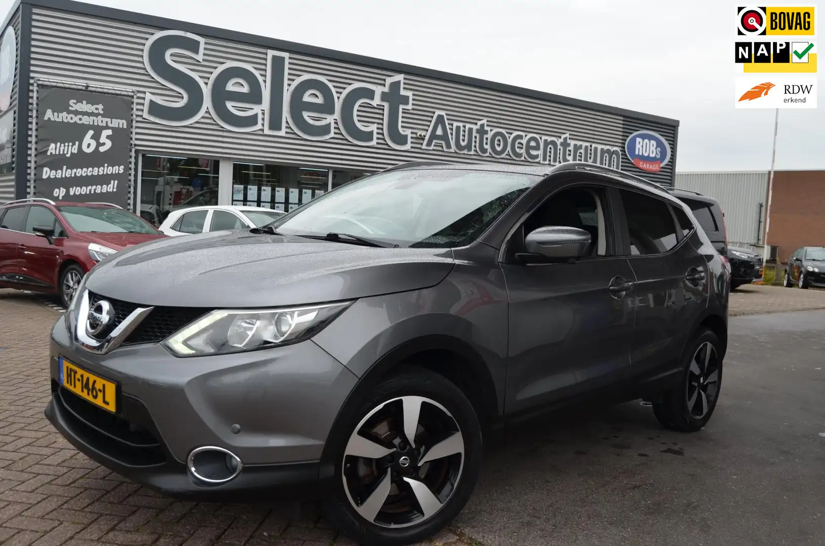 Nissan Qashqai 1.2 Connect Edition|77000KM|PANODAK|NAVI|TREKHAAK| Grijs - 1