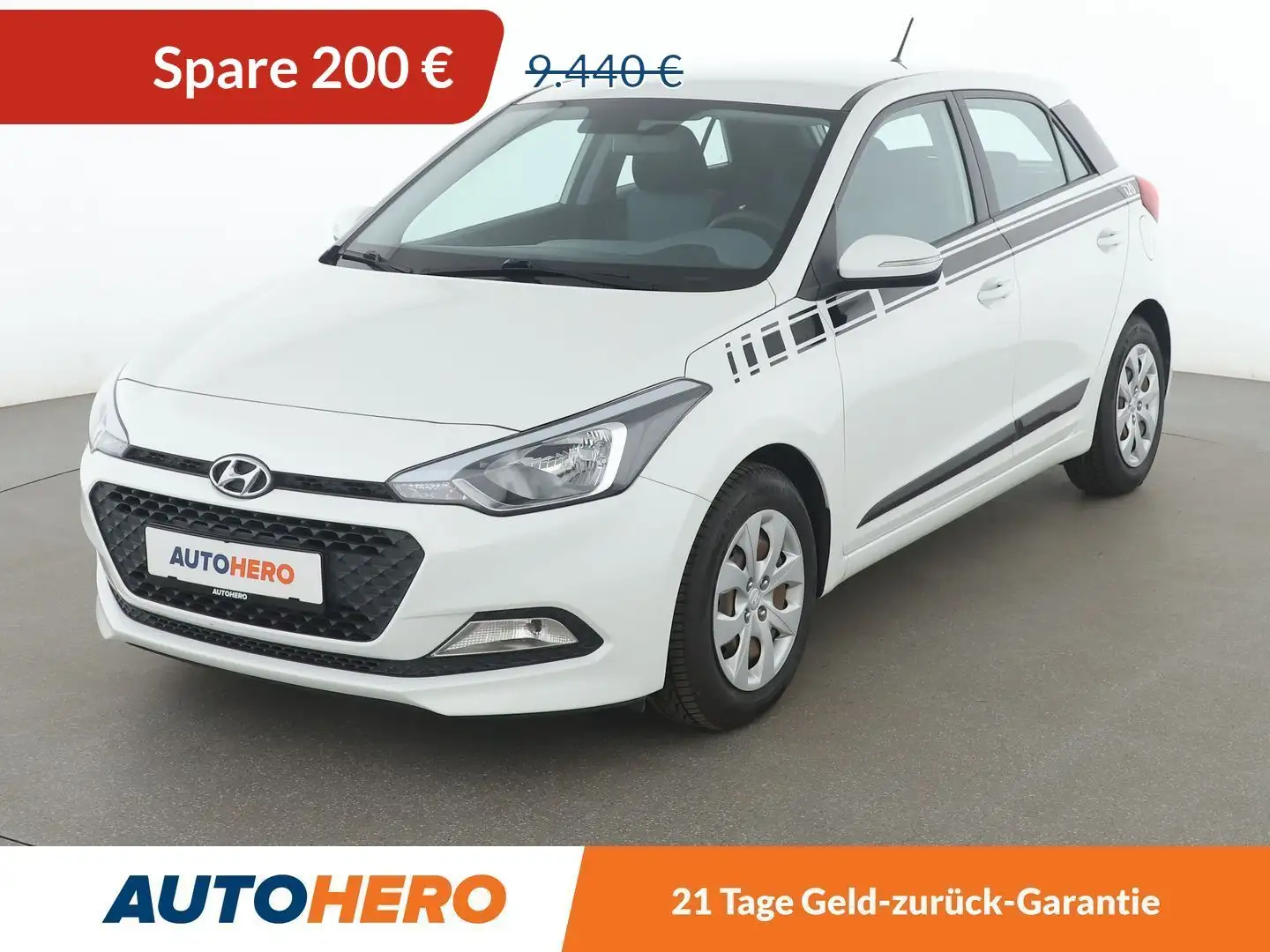 Hyundai i20 1.2 Go *KLIMA*GARANTIE* Weiß - 1