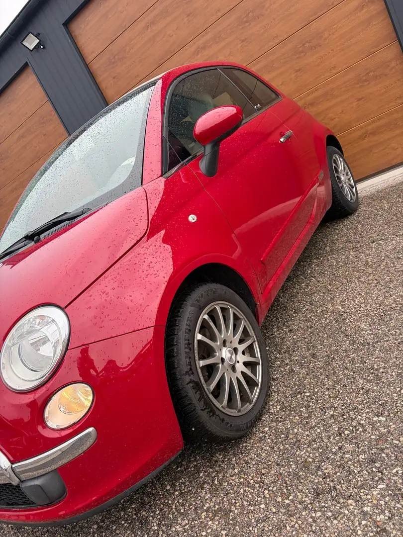 Fiat 500C 500 Cabrio 1,2 Pop Dualogic 2010 Rot - 2