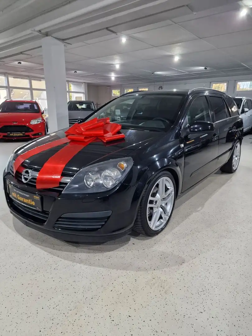 Opel Astra H Caravan - AHK- 1 Hand- Sportfahrwerk Schwarz - 1
