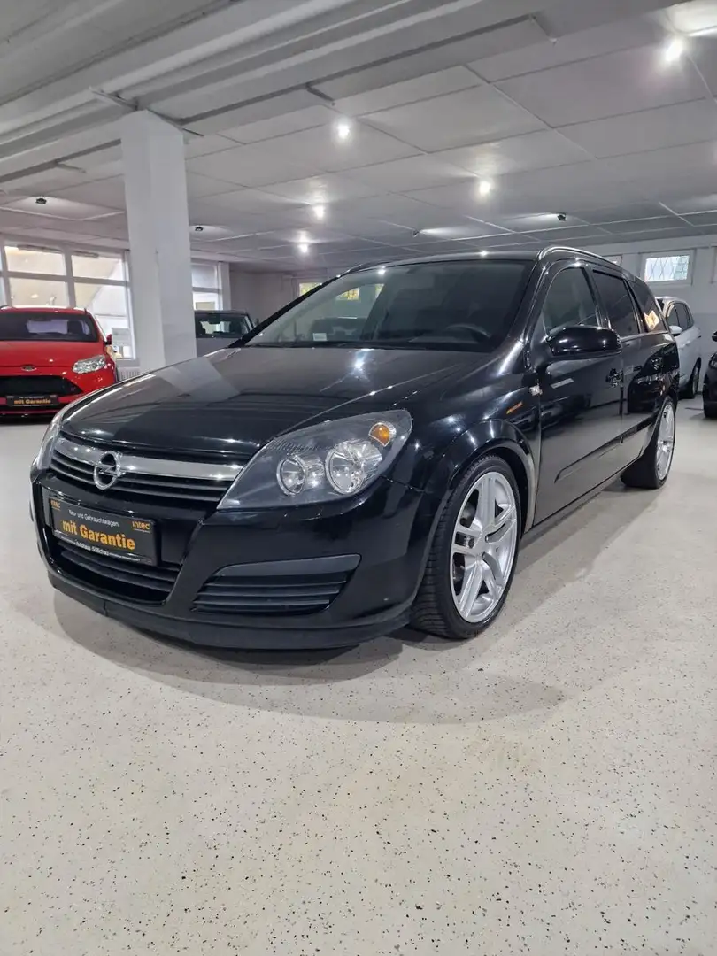 Opel Astra H Caravan - AHK- 1 Hand- Sportfahrwerk Schwarz - 2