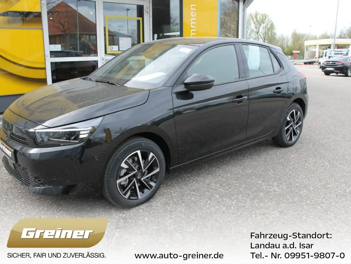 Opel Corsa 1.2 Turbo GS SHZ|LRHZ|ALU|RÜCKFAHRKAMERA Schwarz - 1