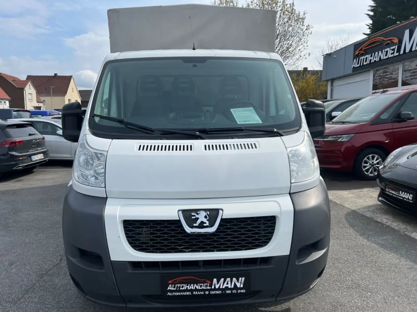Peugeot Boxer HDI/Pritsche +Plane/RS403/AHK/Klimaanlage Blanco - 2