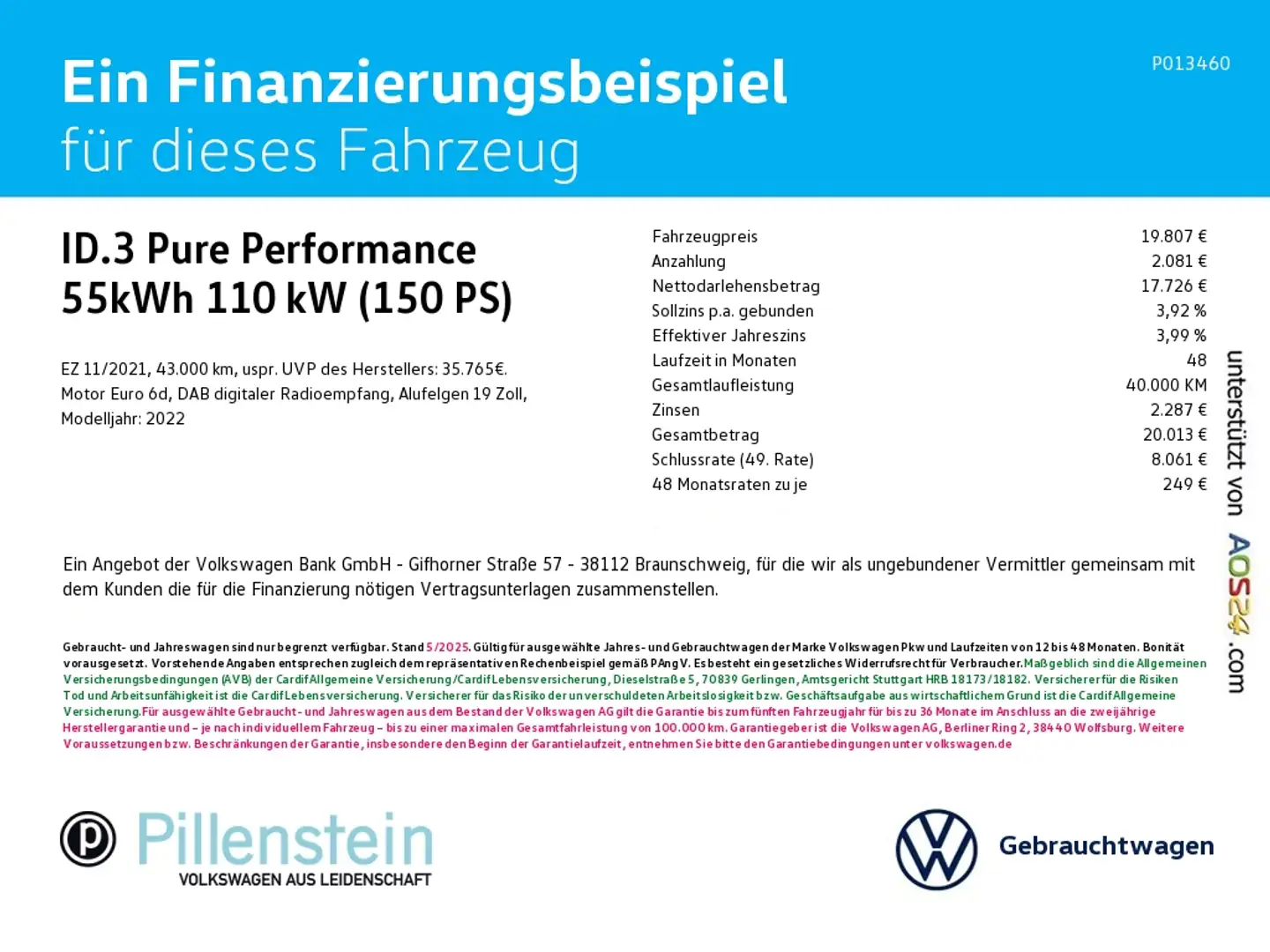 Volkswagen ID.3 Pure Performance 55kWh WÄRMEPUMPE NAVI LED Weiß - 2
