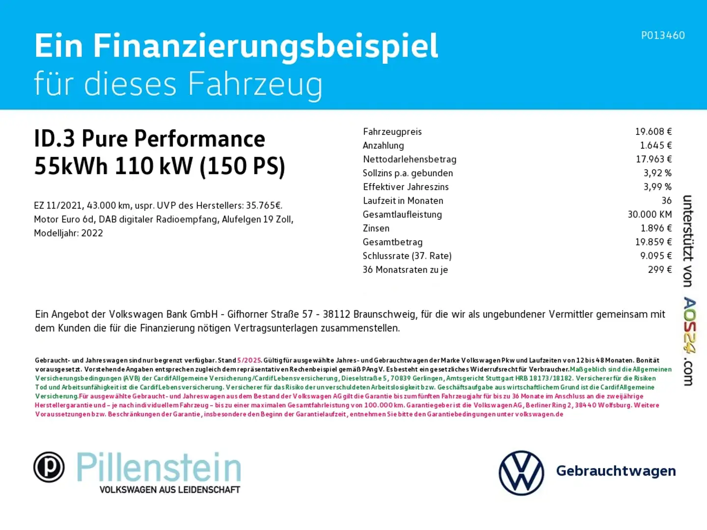 Volkswagen ID.3 Pure Performance 55kWh WÄRMEPUMPE NAVI LED Weiß - 2