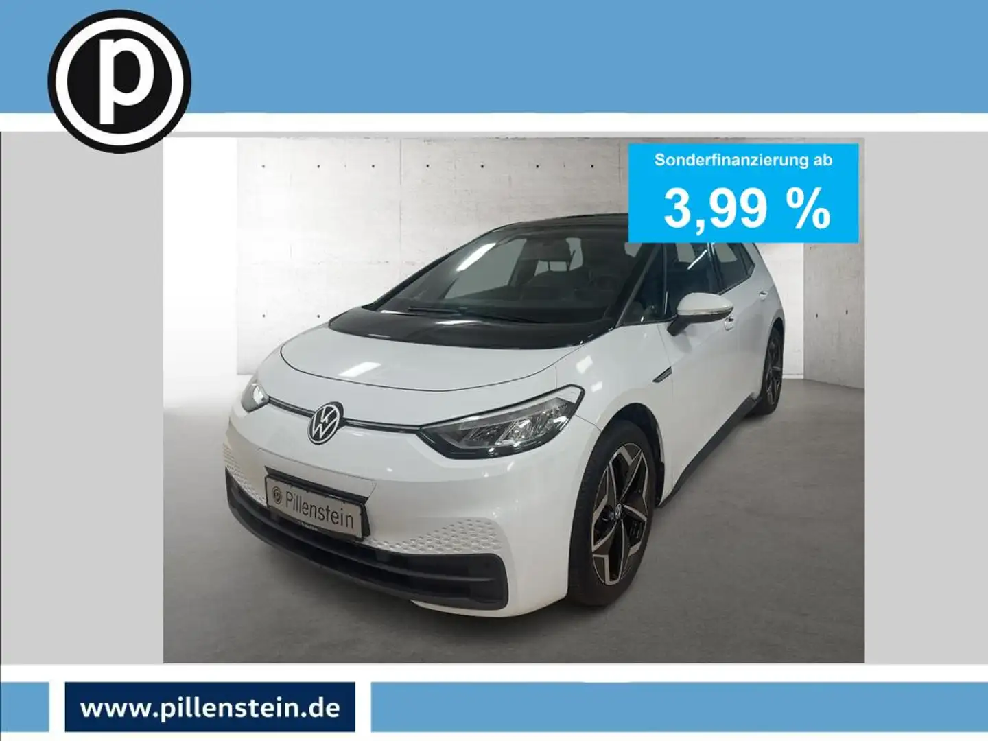 Volkswagen ID.3 Pure Performance 55kWh WÄRMEPUMPE NAVI LED Weiß - 1