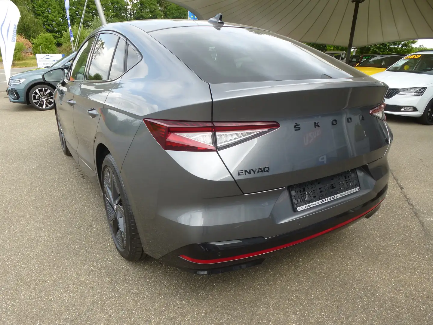 Skoda Enyaq RS Coupe 4x4*3 J Gar.*AHK*Canton*Drive Sport*usw* Gris - 2