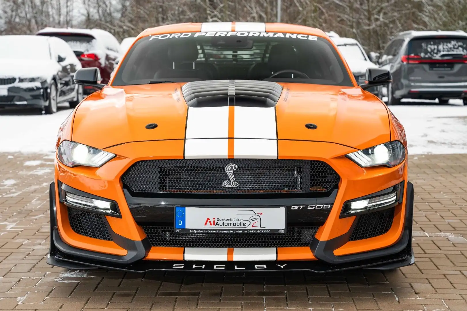 Ford Mustang GT 5.0 PREMIUM GT/SHELBY FC.LIFT VOLLLL! Orange - 2