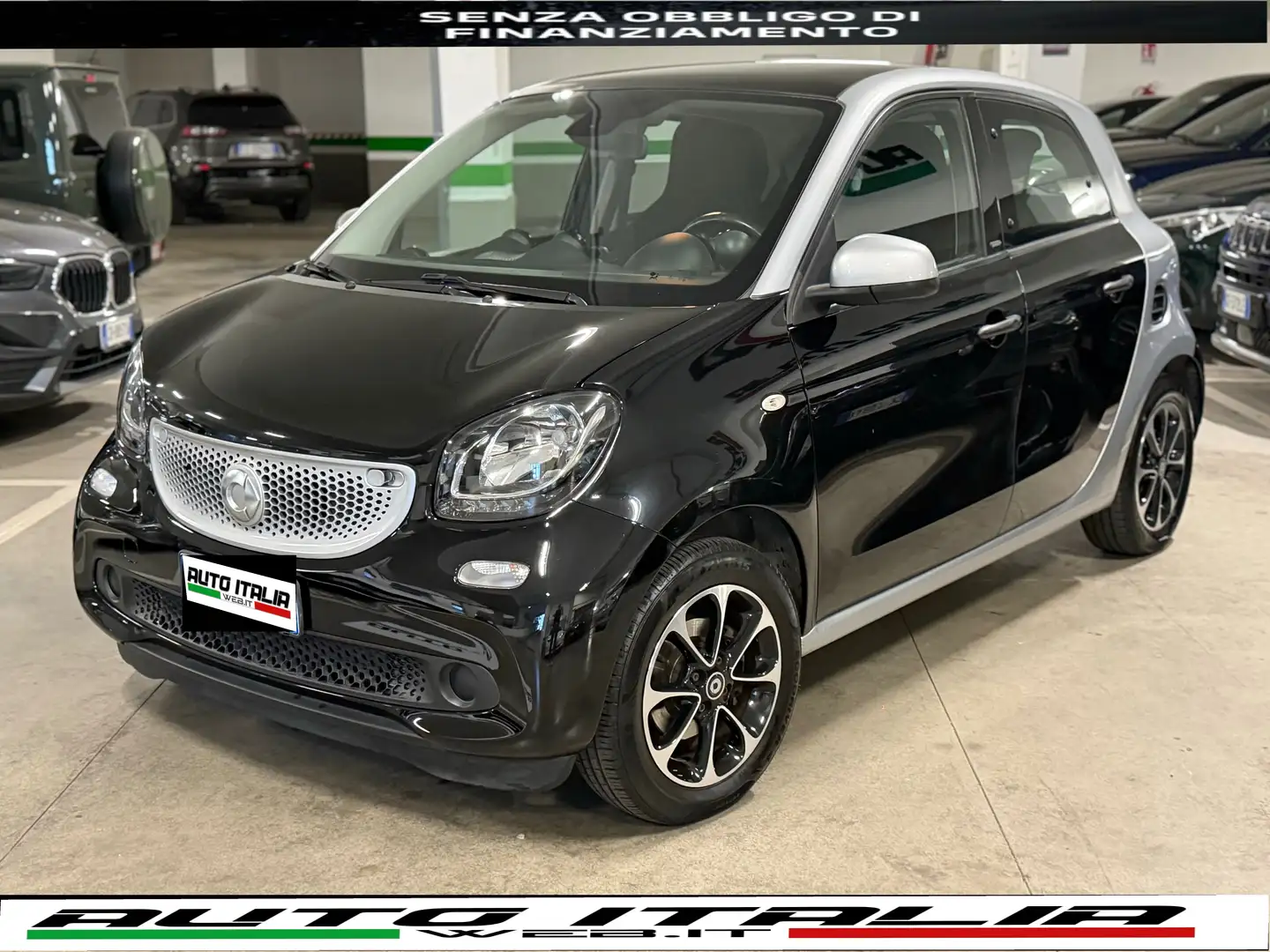 smart forFour 1.0 Passion 71cv TWINAMIC#TETTOPANORAMA#CLIMA Noir - 1