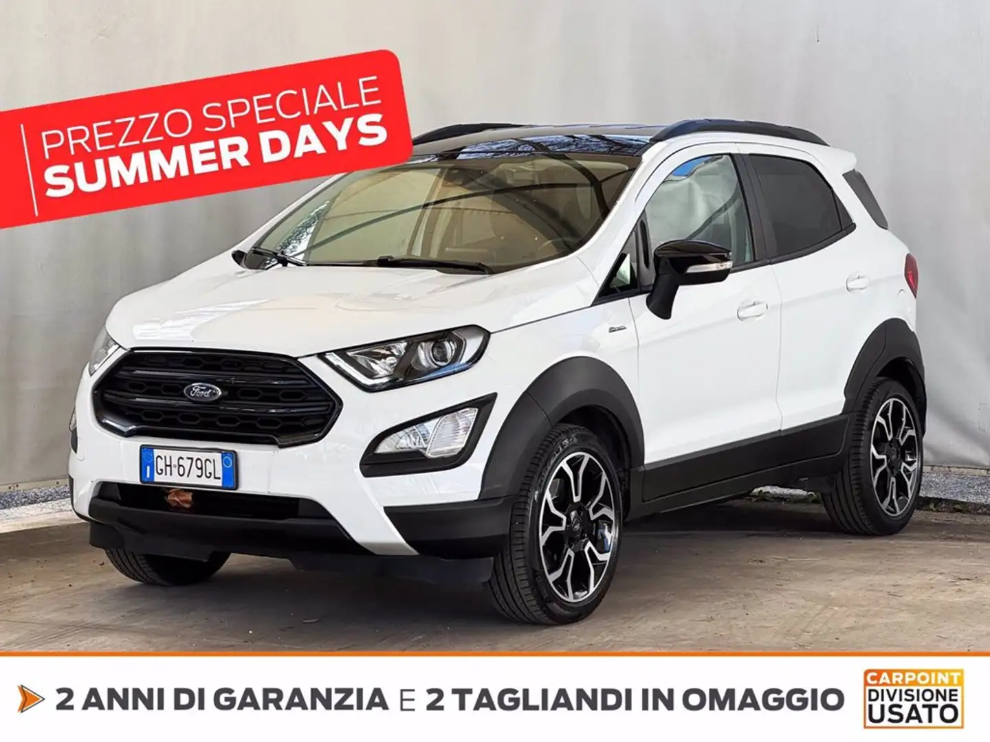 Ford EcoSport 1.0 ecoboost active s&s 125cv Bílá - 1