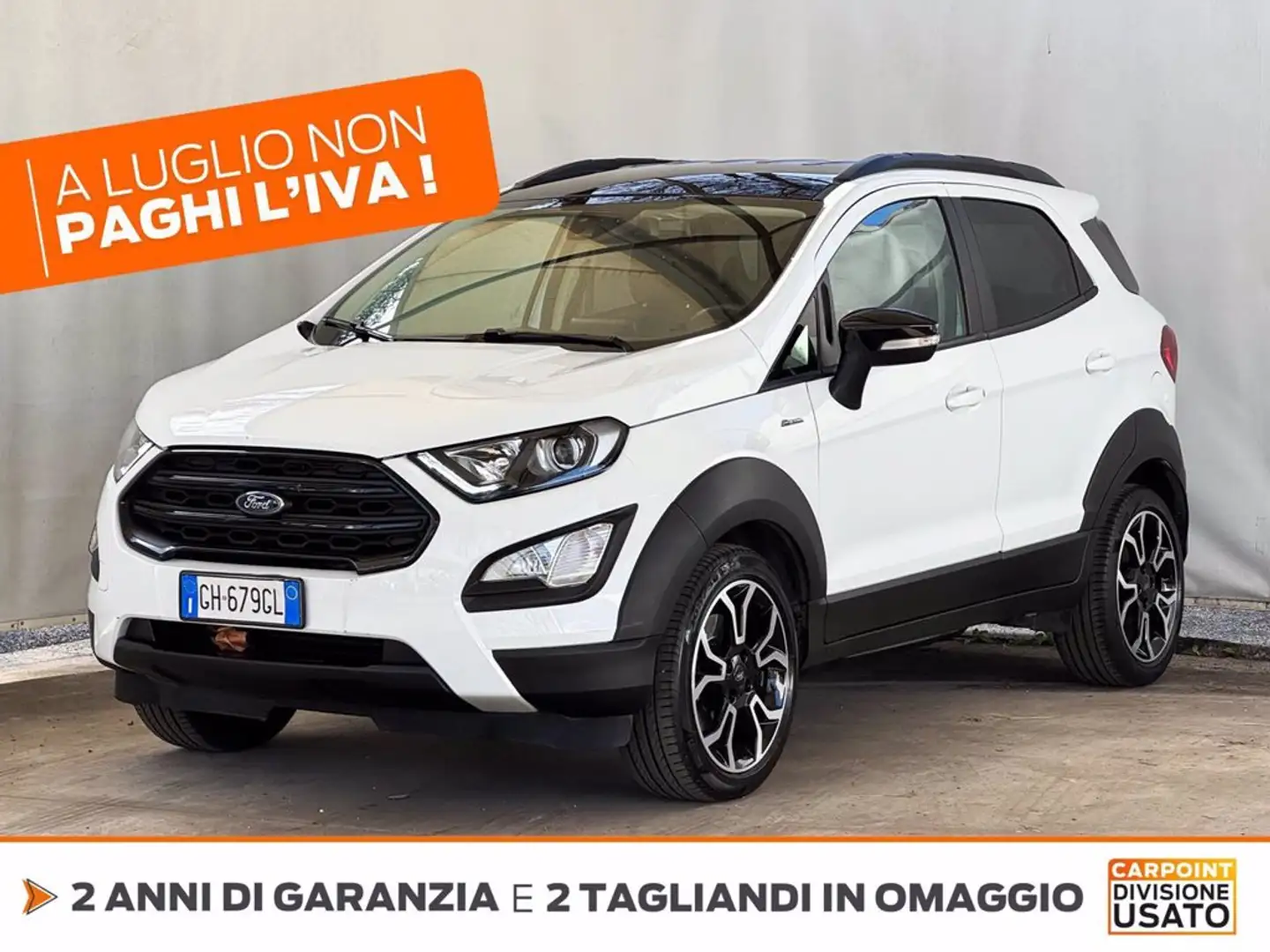 Ford EcoSport 1.0 ecoboost active s&s 125cv Bianco - 1