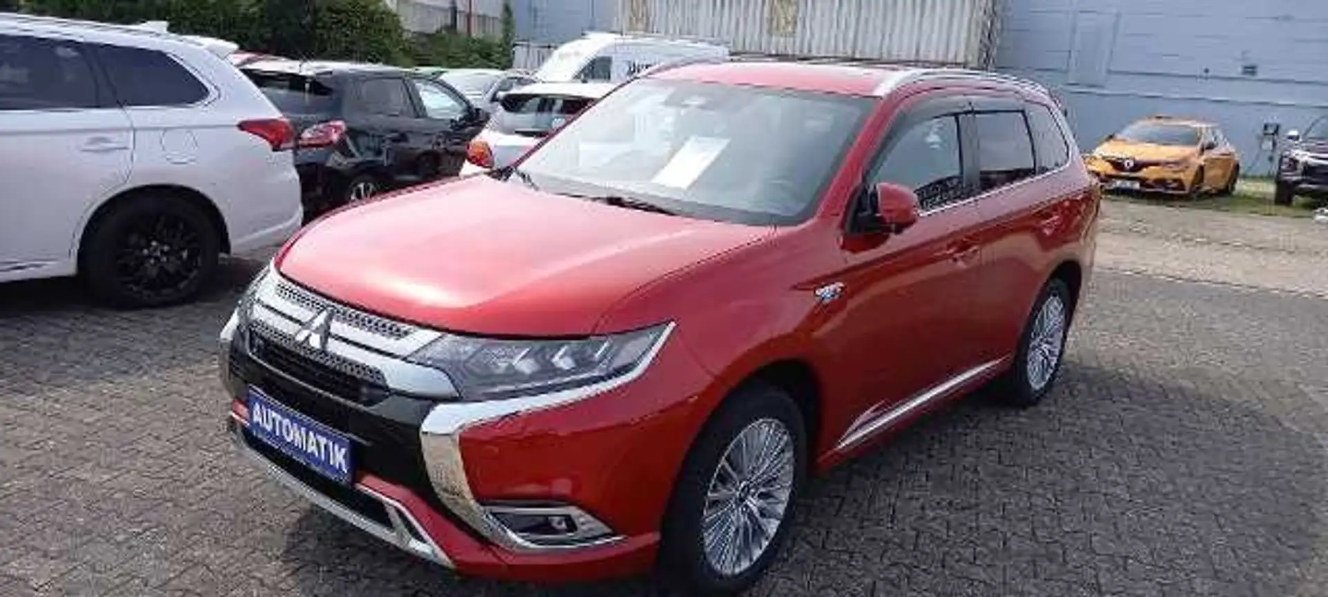 Mitsubishi Outlander 2,4 PHEV, TOP, 4WD,Leder,LED,PDC Rot - 1
