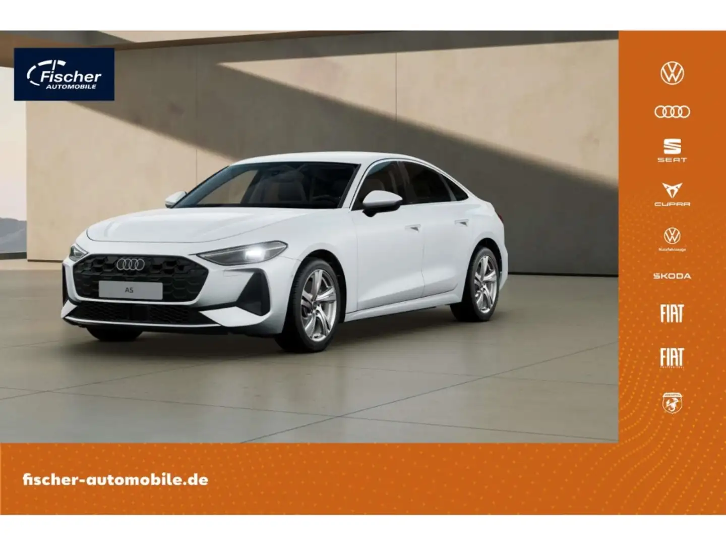 Audi A5 Limousine TDI RFK/18''/Leder/AHK-Vorb. Weiß - 1