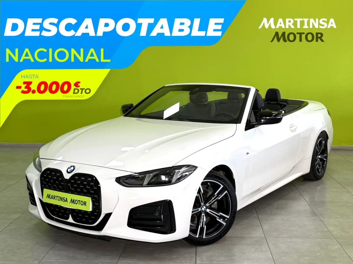 BMW 420 420dA Cabrio M Sport Blanco - 1
