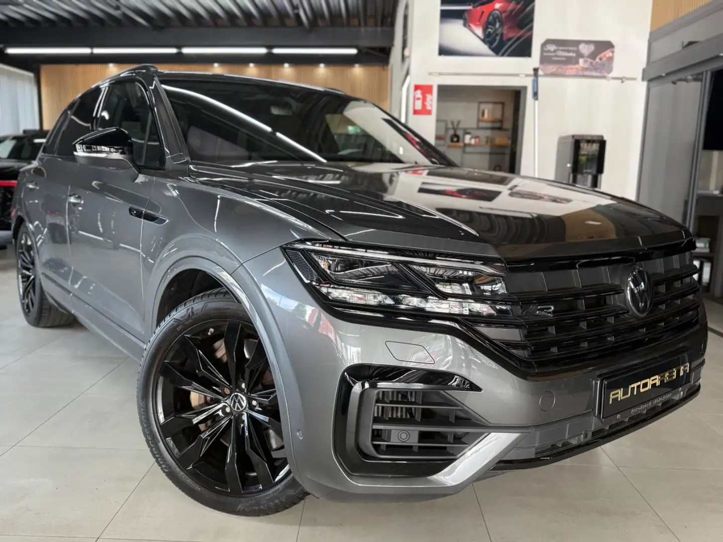 Volkswagen Touareg R 3.0 TSI/eHybrid 4x4*MATRIX-LED*PANO* Gris - 1