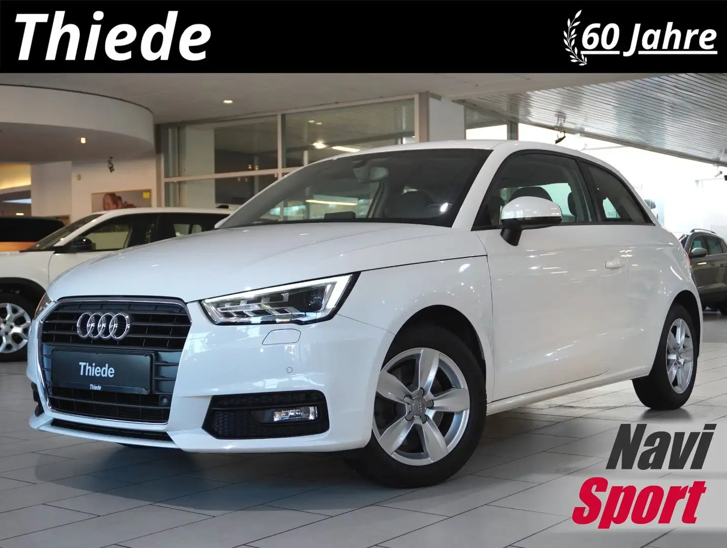 Audi A1 1.4 TFSI NAVI/BI-XENON/SHZ/SPORT/PDC/TEMP/AHK Weiß - 1