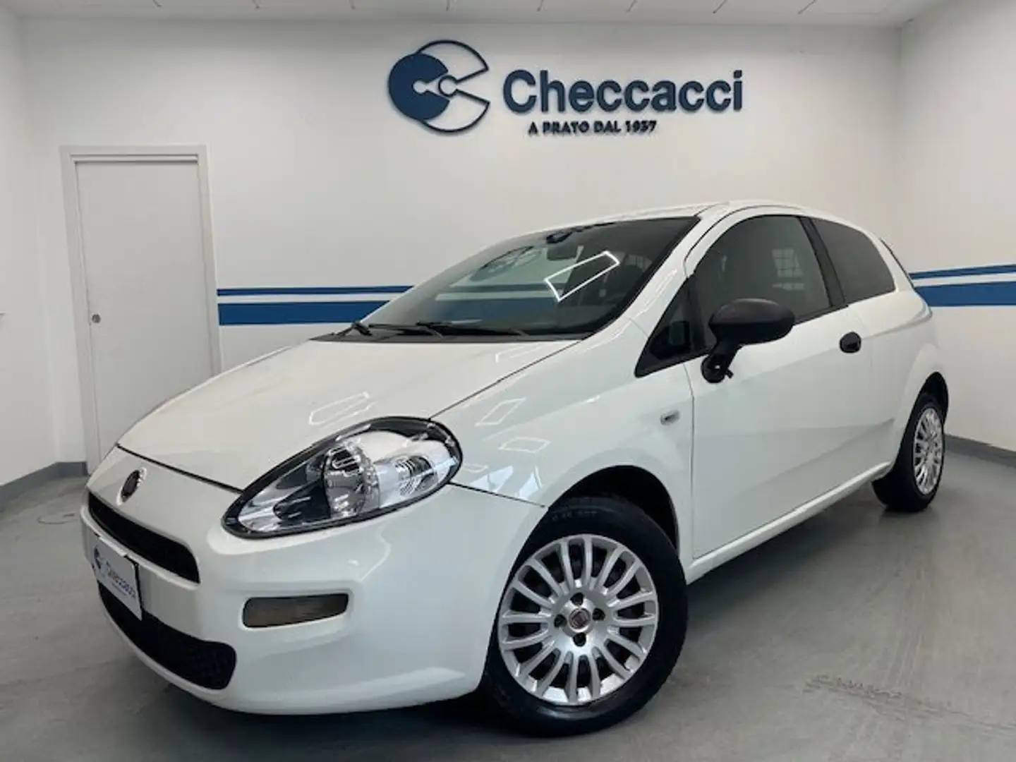 Fiat Grande Punto SENZA IVA 1.3 MJT 75CV 3 porte Van 2 posti Wit - 1