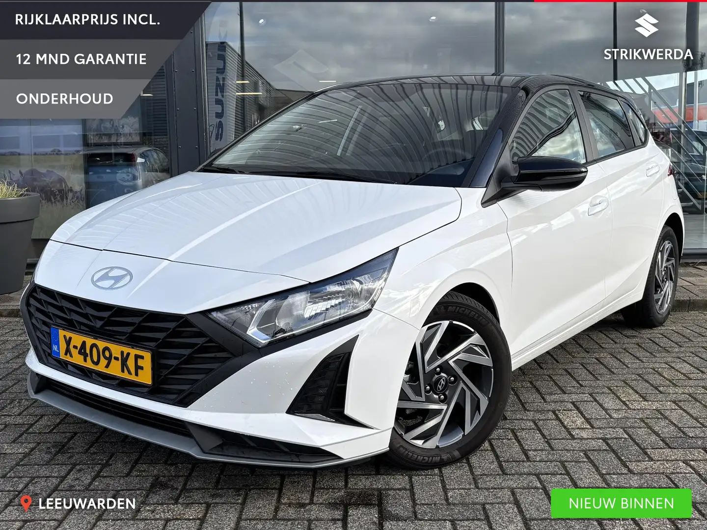Hyundai i20 1.2 MPI Comfort Lmv/Carplay/AndroidAuto Blanc - 1