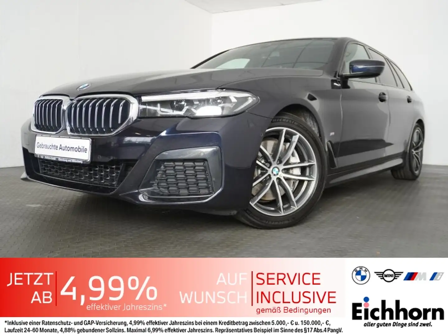 BMW 540 d xDrive Touring M Sportpaket AHK.KOMFORTSITZ Noir - 1