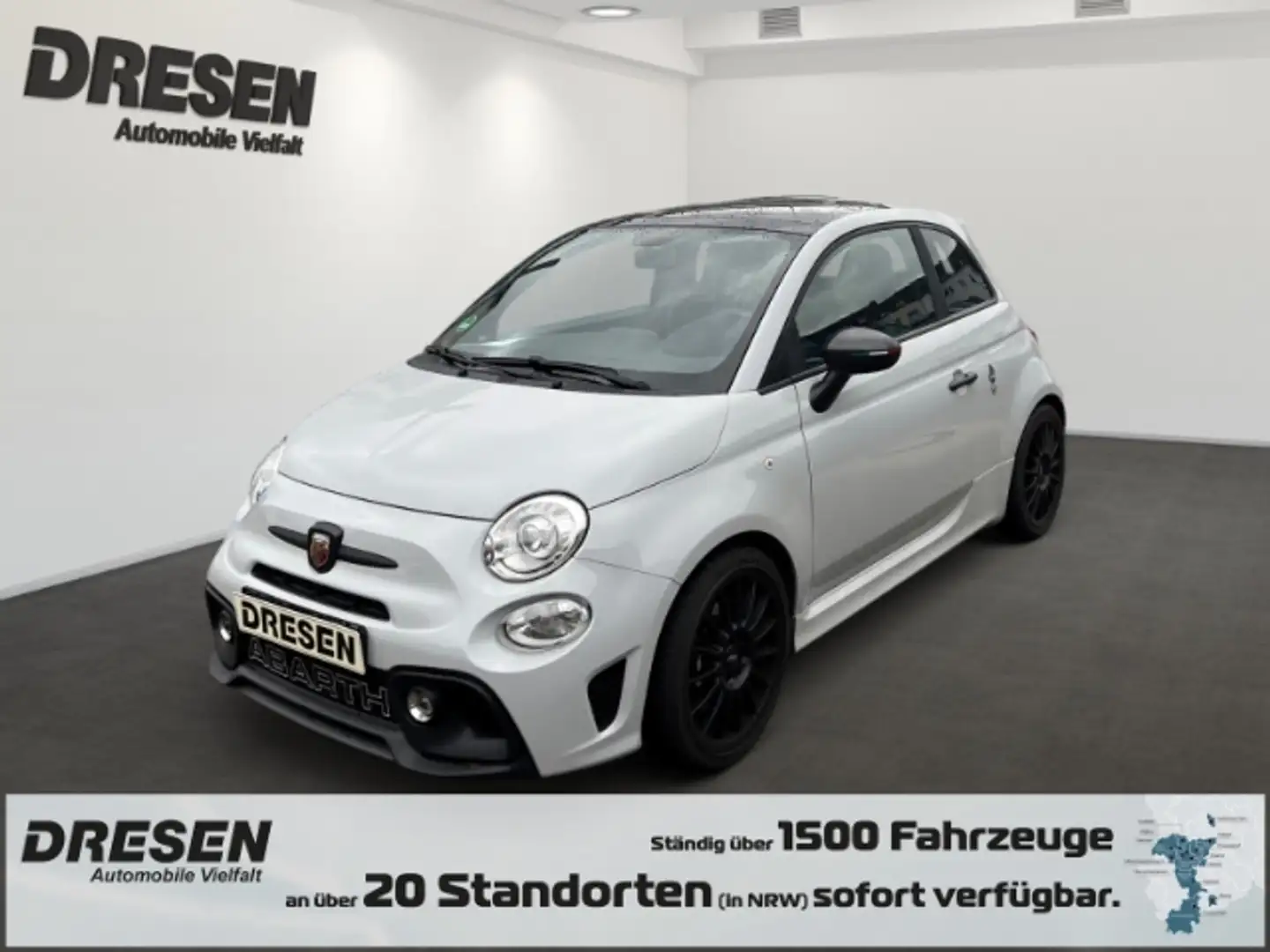 Abarth 595 Competizione Abarth Sportpaket AD El. Panodach Navi Soundsystem Gris - 1