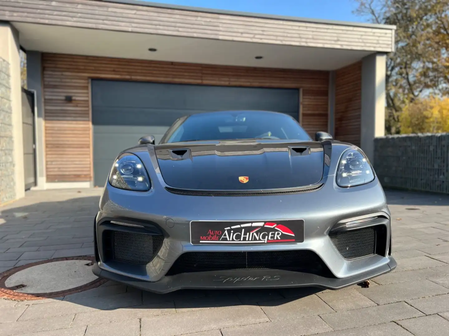 Porsche Boxster 718 Spyder RS 1.Hand Weissach Lift 125km Grau - 2