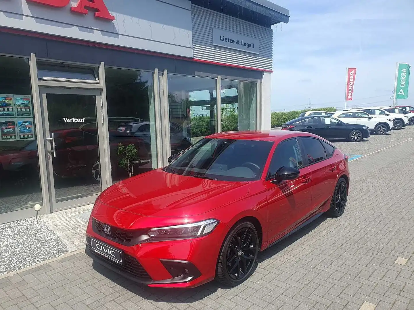 Honda Civic e:HEV 2.0 i-MMD Hybrid Sport Rojo - 1
