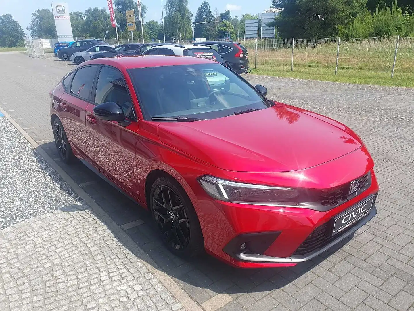Honda Civic e:HEV 2.0 i-MMD Hybrid Sport Rojo - 2