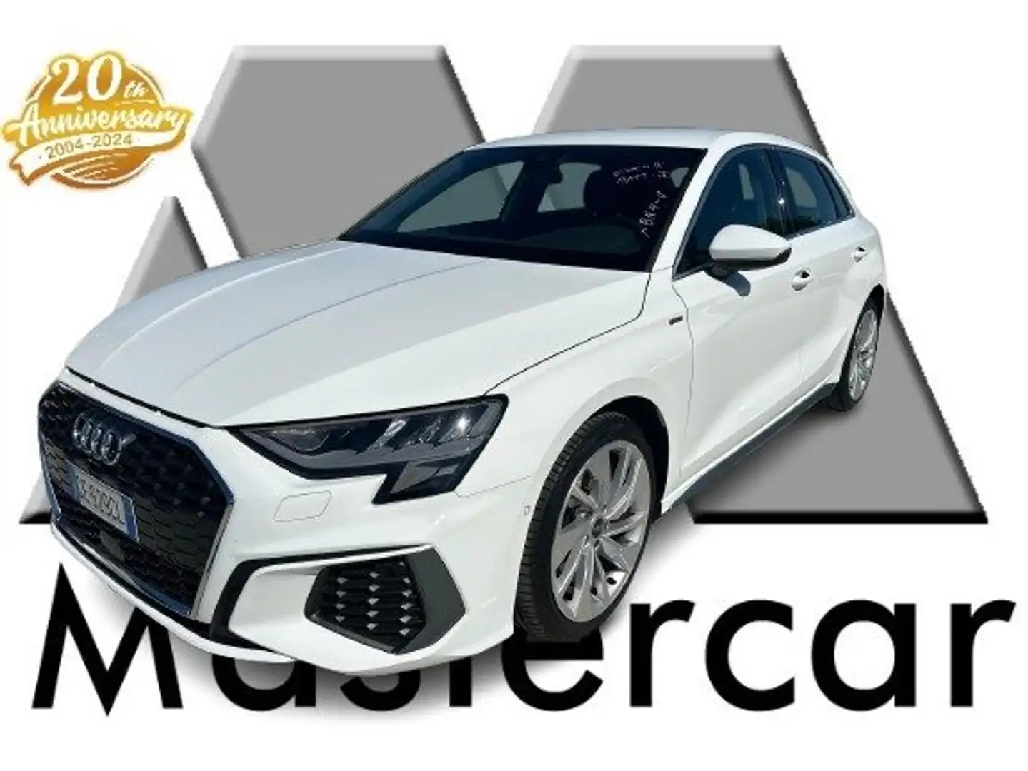 Audi A3 Sportback 30 1.5 g-tron S line s-tronic GE929CL Wit - 1