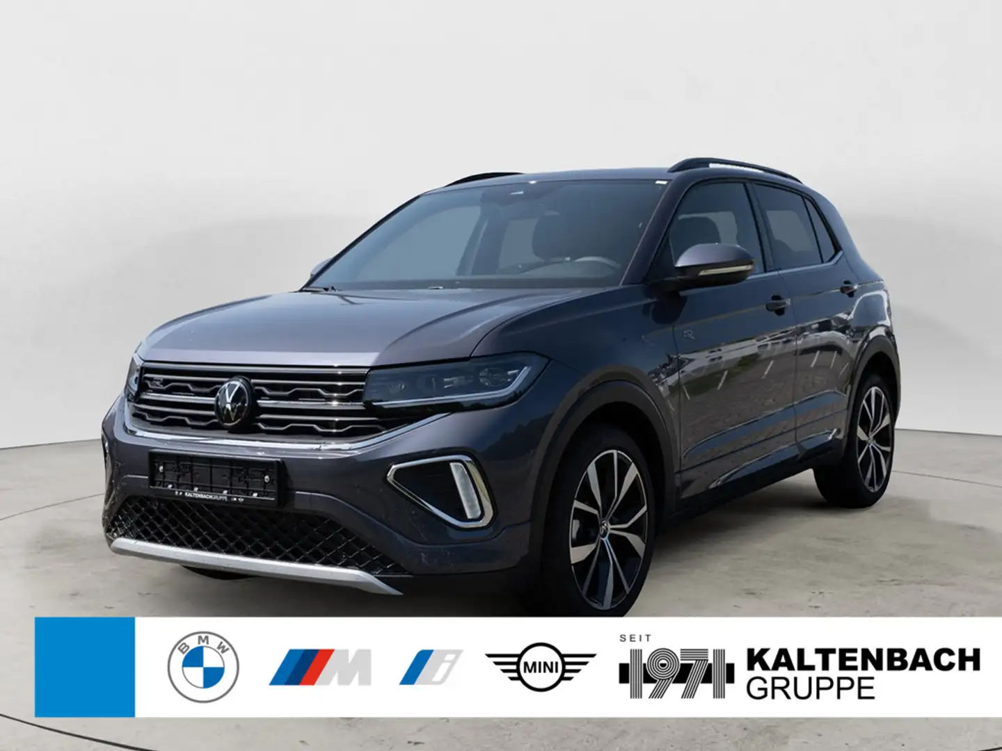 Volkswagen T-Cross 1.0 TSI R-Line AHK LED ACC NAVI SHZ Grijs - 1